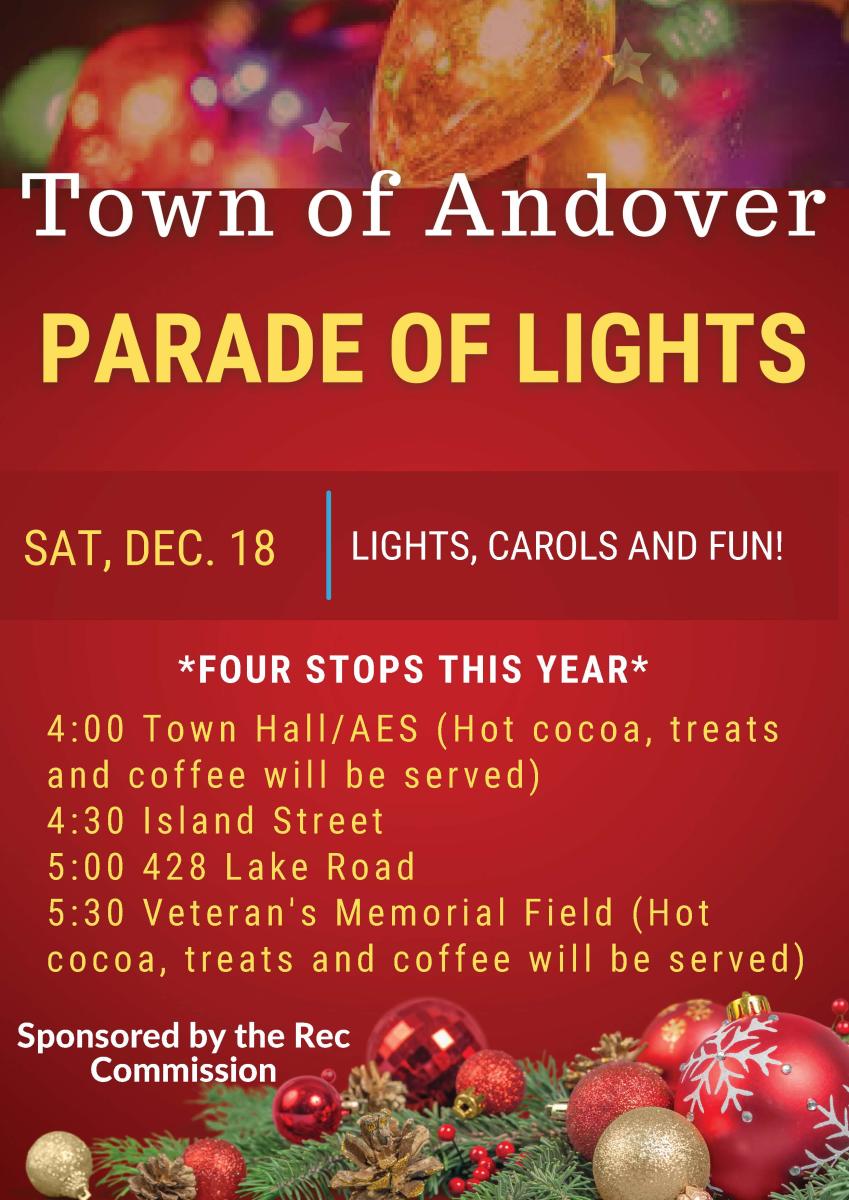 parade of lights flyer