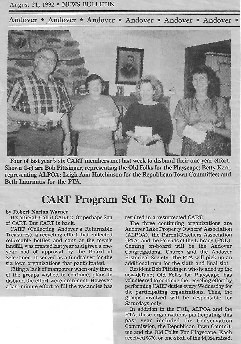 1992 newspaper article