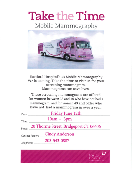Moblie mammography