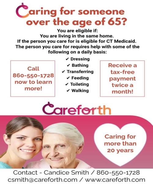 Caring for someone over 65