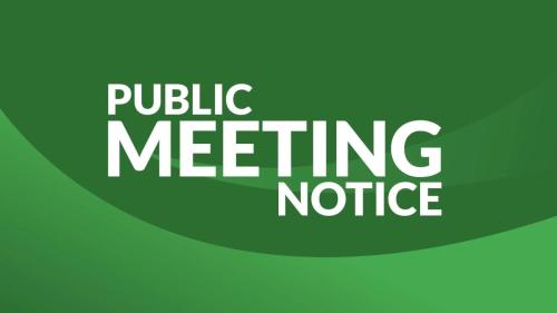 public meeting notice